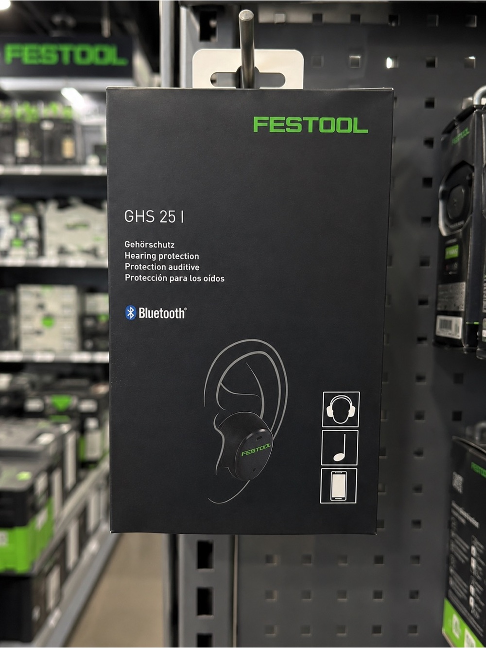 Festool GHS 25 I Bluetooth Hearing Protection Earbuds Open Box